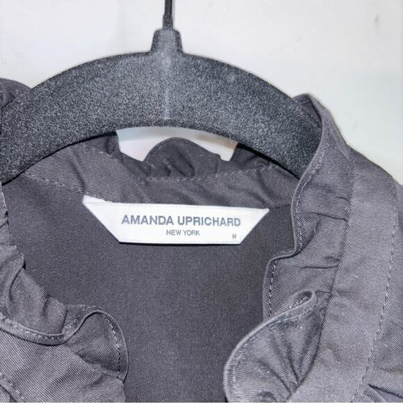 Amanda Uprichard Sleeveless Saffron Dress Black - Picture 3 of 6